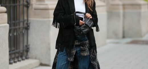 Радар трендов: фланелевая рубашка, повязанная на талии